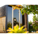 Fjordholz Fass-Sauna Modell Icon 220 Thermo mit Glasfront