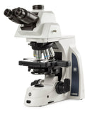 Euromex Delphi-X Observer, trinokulares Mikroskop mit 0–35° Neigekopf, SWF 10x/25 mm Ø 30 mm Okulare, plan semi-apochromatische APLi 4/10/20/S40/S100x Öl-IOS-Objektive