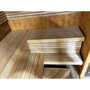 Fjordholz Barrel Sauna Model Luxe-3 Two-Room Black Edition