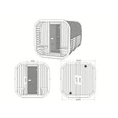 Fjordholz Fass-Sauna Modell Icon 385 Thermo