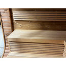 Fjordholz Barrel Sauna Model Luxe-3 Two-Room Black Edition