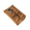 Fjordholz Fass-Sauna Modell Icon 385 Thermo