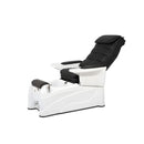 Weelko EASE Elektrisches Pedispa mit 2 Motoren, gepolstert in PU, Schwarz