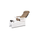 Weelko EASE Elektrisches Pedispa mit 2 Motoren, gepolstert in PU, Beige.