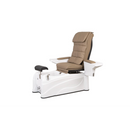 Weelko EASE Elektrisches Pedispa mit 2 Motoren, gepolstert in PU, Beige.