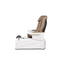 Weelko EASE Elektrisches Pedispa mit 2 Motoren, gepolstert in PU, Beige.