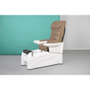 Weelko EASE Elektrisches Pedispa mit 2 Motoren, gepolstert in PU, Beige.