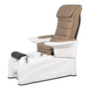 Weelko EASE Elektrisches Pedispa mit 2 Motoren, gepolstert in PU, Beige.