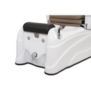 Weelko EASE Elektrisches Pedispa mit 2 Motoren, gepolstert in PU, Beige.