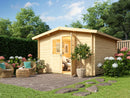 Fjordholz Satteldach Gartenhaus Modell Eliza 5D