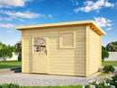 Fjordholz Pultdach Gartenhaus Modell Ezra 4B