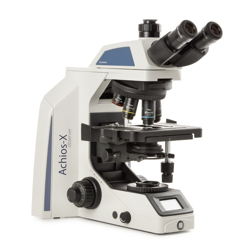 Microscopio Euromex Achios-X Observer, AX.1152-PLPHi, Bino, EWF 10x/22 mm, Plan, PH, PLPHi 10/20/S40/S100x Olio IOS, NeoLED™ 3 W