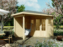 Fjordholz 5-Eck Gartenhaus Modell Evelyn 1B