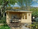 Fjordholz 5-Eck Gartenhaus Modell Evelyn 1C