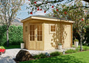 Fjordholz 5-Eck Gartenhaus Modell Evelyn 1D