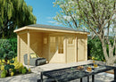 Fjordholz 5-Eck Gartenhaus Modell Evelyn 1E