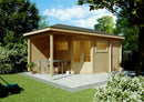 Fjordholz 5-Eck Gartenhaus Modell Evelyn 2E