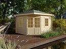 Fjordholz 5-Eck Gartenhaus Modell Evelyn 3A