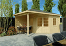 Fjordholz 5-Eck Gartenhaus Modell Evelyn 3B