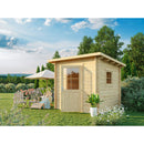 Fjordholz Pultdach Gartenhaus Modell Ezra 1C