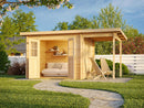 Fjordholz Pultdach Gartenhaus Modell Ezra 2G