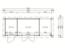Fjordholz Pultdach Gartenhaus Modell Ezra 2I