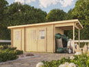 Fjordholz Pultdach Gartenhaus Modell Ezra 2I