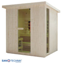 Sanotechnik LAHTI Außensauna + Infrarotkabine für 5-6 Personen 198x181,5x202,2 cm