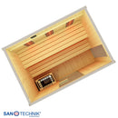 Sanotechnik LAHTI Außensauna + Infrarotkabine für 5-6 Personen 198x181,5x202,2 cm