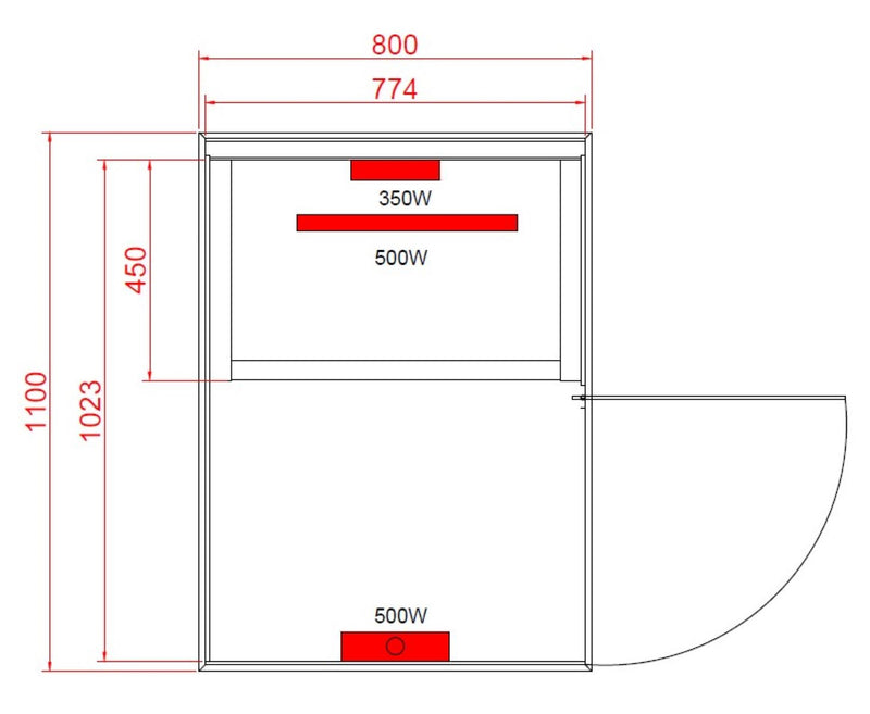 Sanotechnik BILLUND 1 infrared cabin 1 person