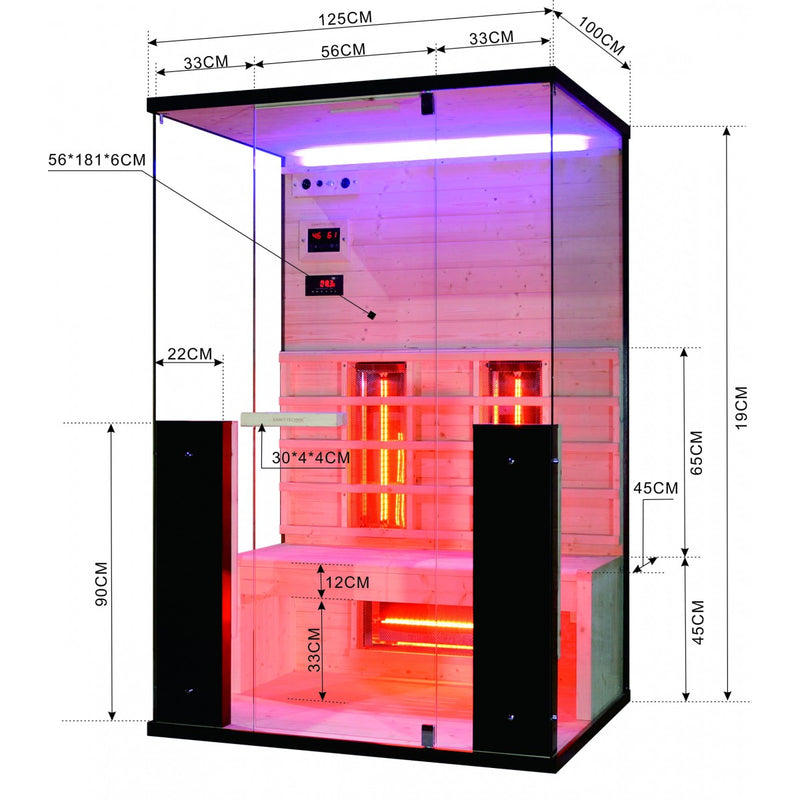 Sanotechnik BILLUND 2 infrared cabin for 2 people