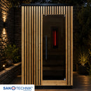 Sanotechnik TRONDHEIM S Außensauna für 2 Personen 131,2x134,6x220 cm