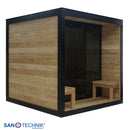 Sanotechnik NORA L Außensauna für 4-5 Personen 220x220x220 cm