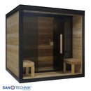 Sanotechnik NORA L Außensauna für 4-5 Personen 220x220x220 cm