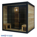 Sanotechnik NORA L Außensauna für 4-5 Personen 220x220x220 cm