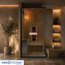 Sanotechnik GLACIER S Sauna+Infrarotkabine 100x120x200 cm