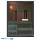 Sanotechnik GLACIER L Sauna+Infrarotkabine 150x120x200 cm