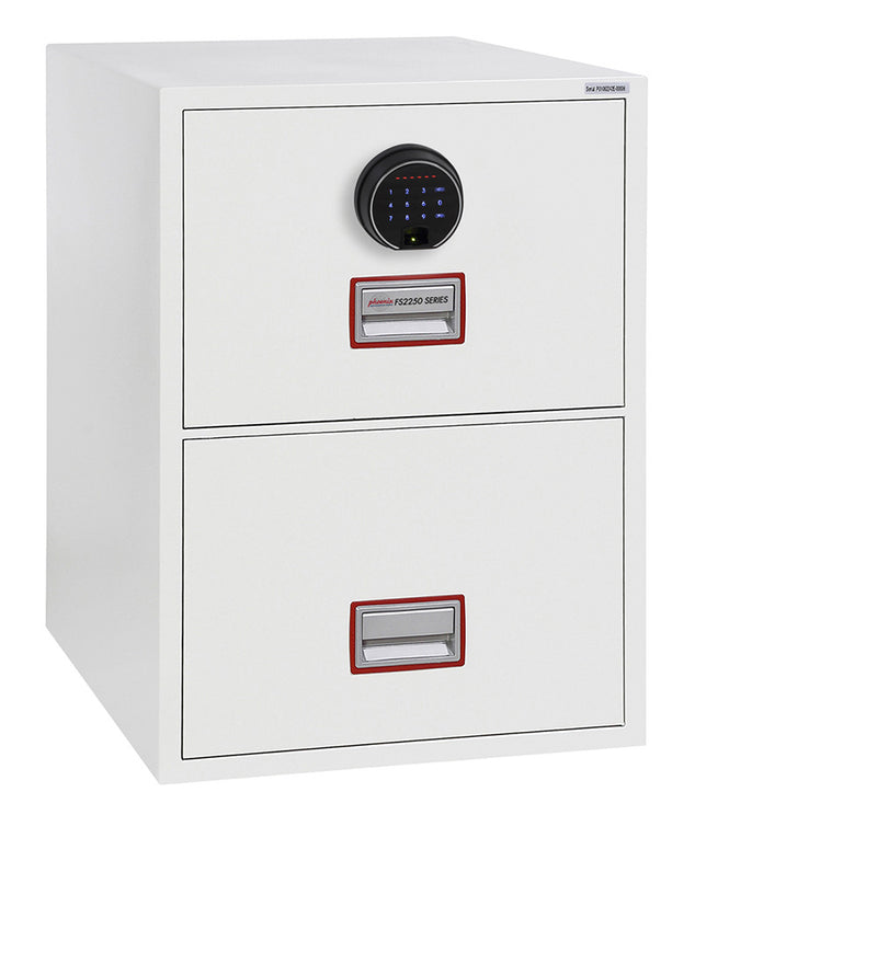 Phoenix World Class Vertical Fire File FS2252F 2-Schubladen-Akteneinrichtung mit Fingerabdruckschloss