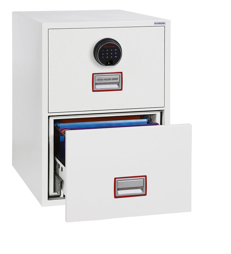 Phoenix World Class Vertical Fire File FS2252F 2-Schubladen-Akteneinrichtung mit Fingerabdruckschloss