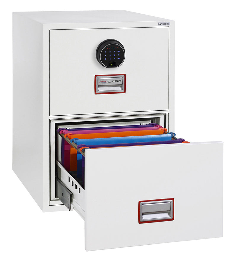 Phoenix World Class Vertical Fire File FS2252F 2-Schubladen-Akteneinrichtung mit Fingerabdruckschloss
