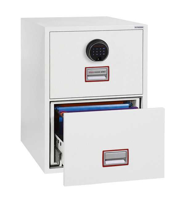 Phoenix World Class Vertical Fire File FS2252F 2-Schubladen-Akteneinrichtung mit Fingerabdruckschloss