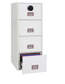 Phoenix World Class Vertical Fire File FS2274F 4-Schubladen-Aktenkabinett mit Fingerabdruckschloss
