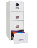 Phoenix World Class Vertical Fire File FS2274F 4-Schubladen-Aktenkabinett mit Fingerabdruckschloss