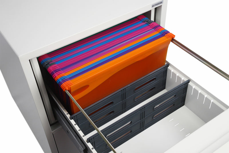 Phoenix World Class Vertical Fire File FS2274K 4-Schubladen-Aktenkabinett mit Schlüsselschloss