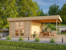 Fjordholz Flachdach Gartenhaus Modell Felix 28