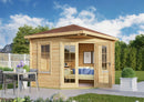 Fjordholz Gartenhaus Modell Fico 44