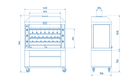 KSF Churrascogrill Brasilia 6 - Gas
