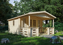 Fjordholz Gartenhaus Modell Franjo 44 A