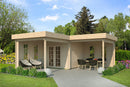 Fjordholz Gartenhaus Modell Fred 44
