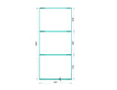 Karibu "Fasssauna Quadro 3" 4 Personen ohne Ofen